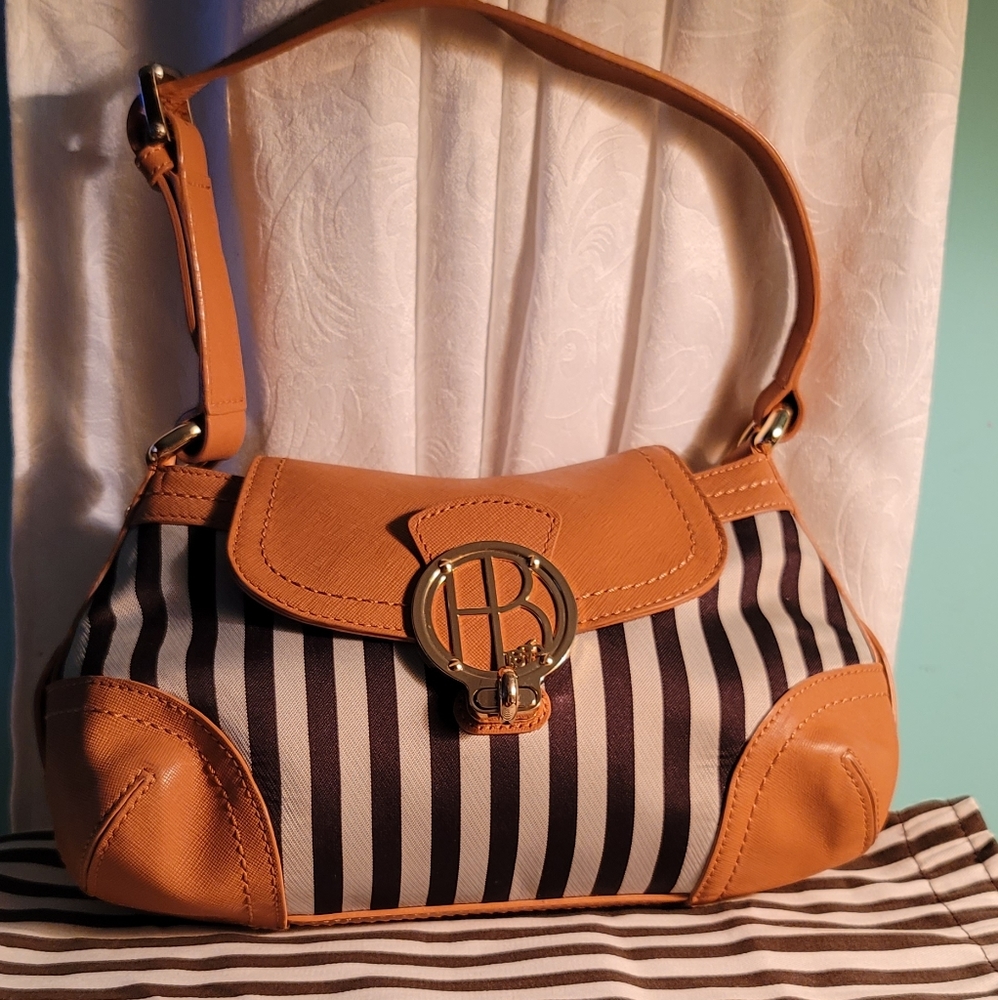 Henri bendel 1895 stripe purse